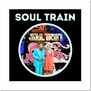 soul train || 80s blue Posters and Art